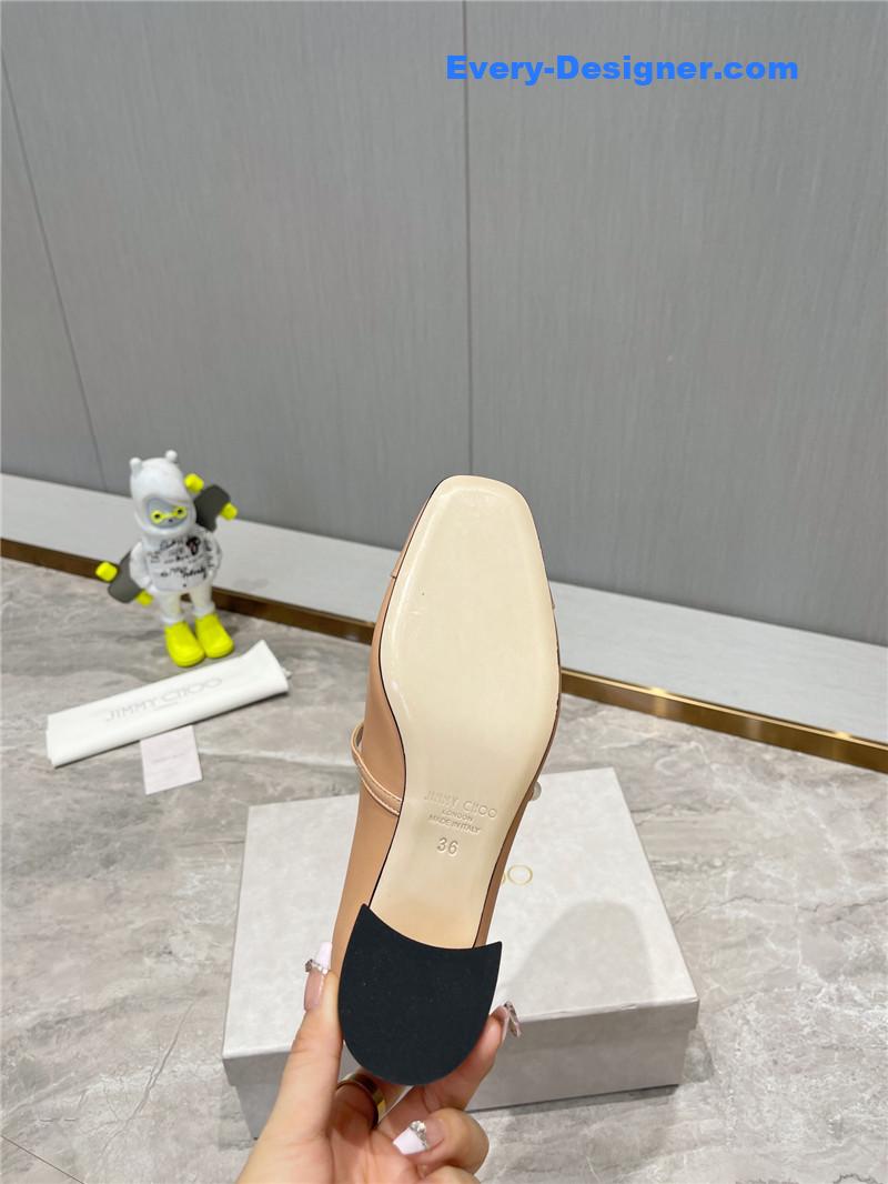 Jimmy Choo Jimmy Choo Elisa 45 Square-Toe Pumps