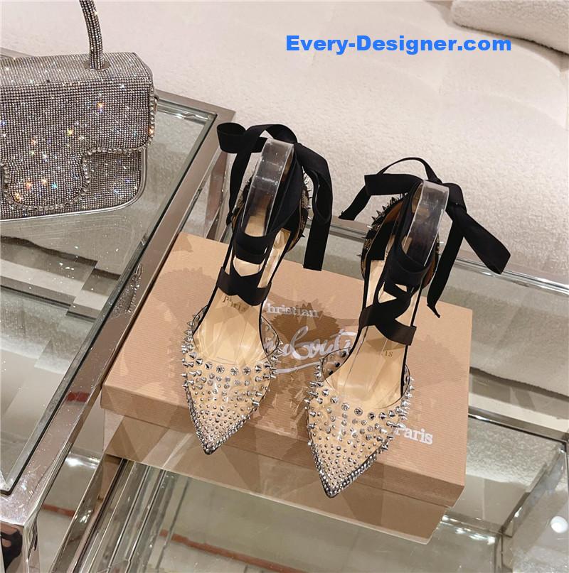 l0vis Vvtt0n lv new pointed rivet high heels