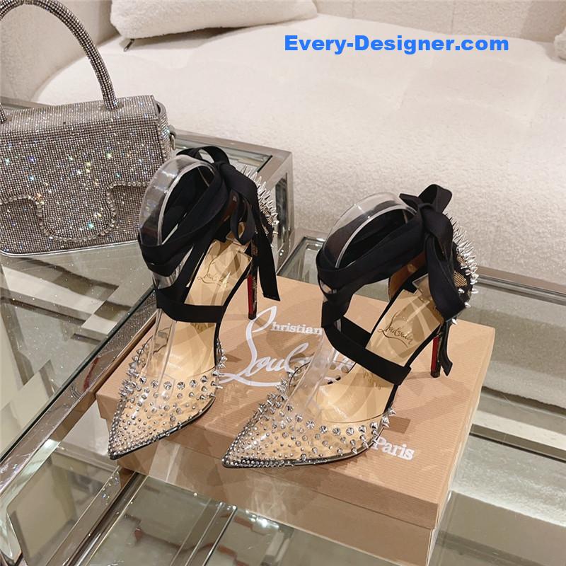 l0vis Vvtt0n lv new pointed rivet high heels