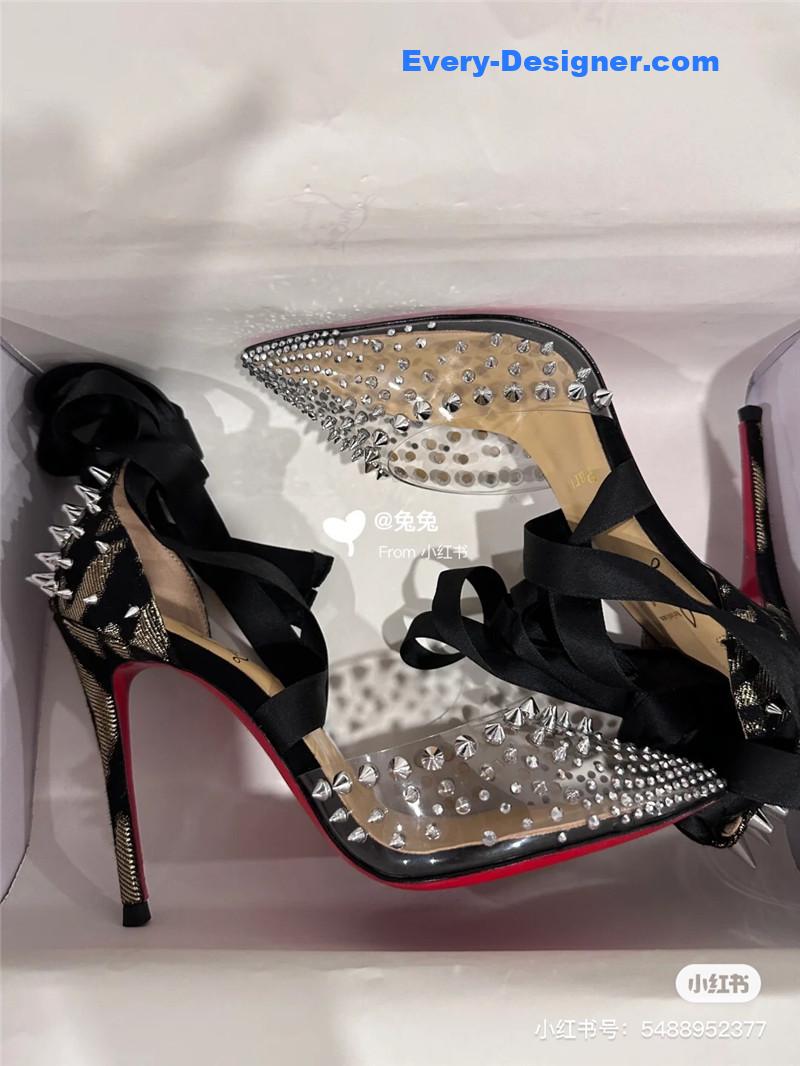 l0vis Vvtt0n lv new pointed rivet high heels