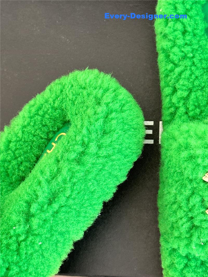 CC classic four seasons double C plush slippers