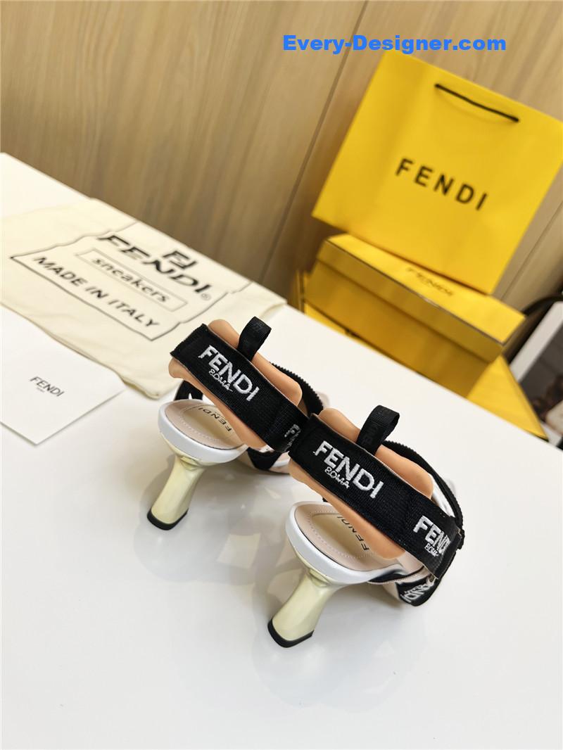 F**di slingback hummingbird pumps