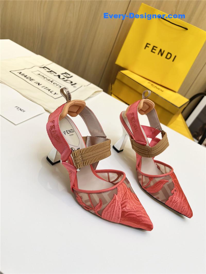 fendi slingback hummingbird pumps
