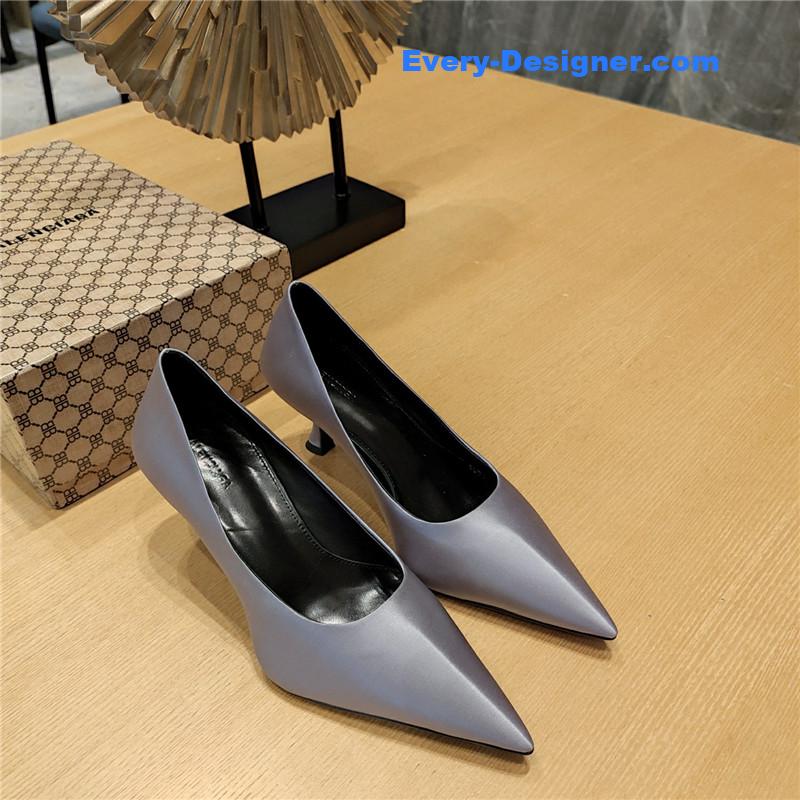 Balenciaga Prismatic Triangle Mules Pumps