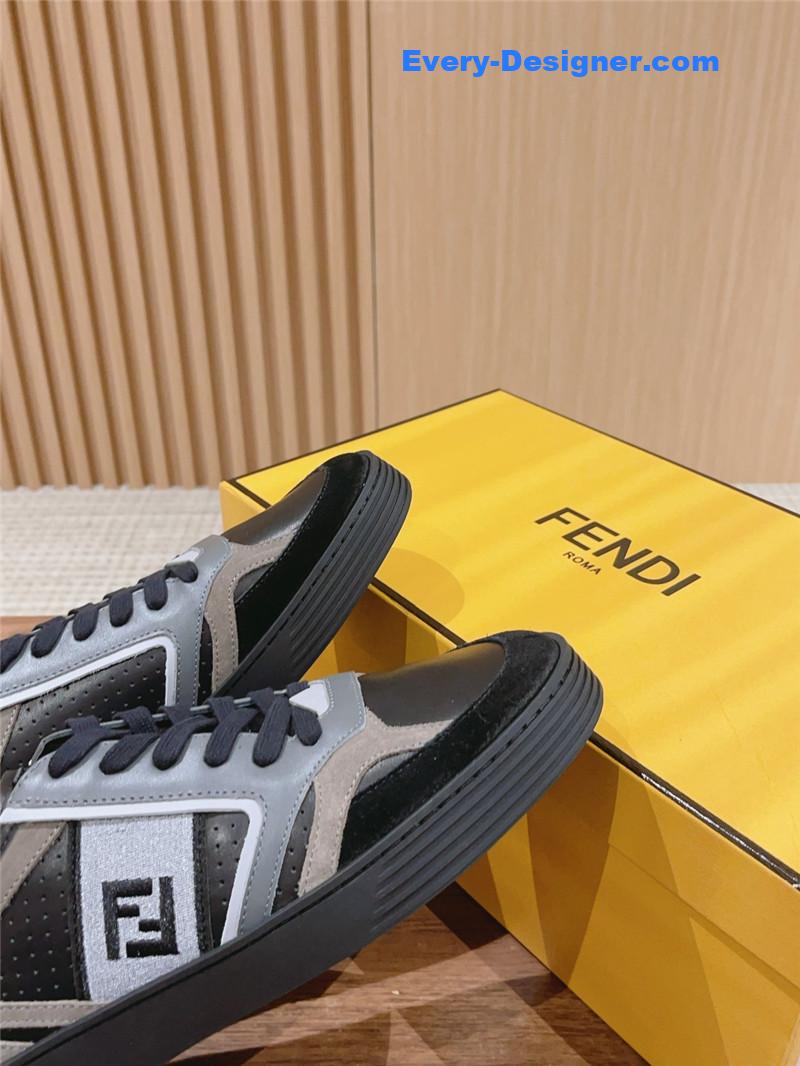 F**di color block lace up sneakers