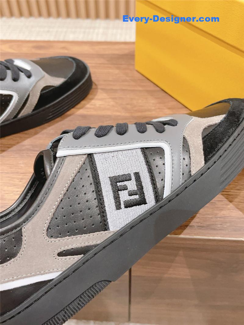 F**di color block lace up sneakers