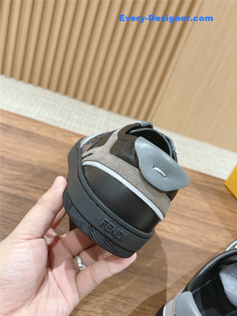 F**di color block lace up sneakers