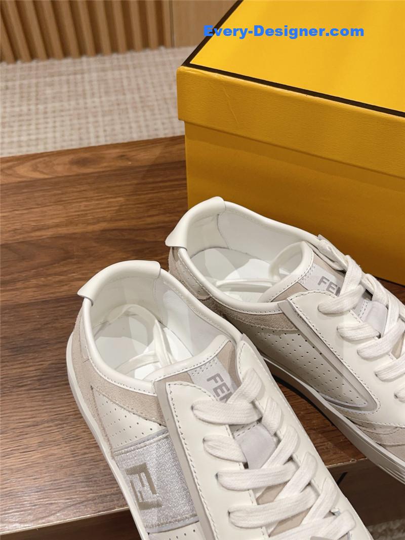 F**di color block lace up sneakers