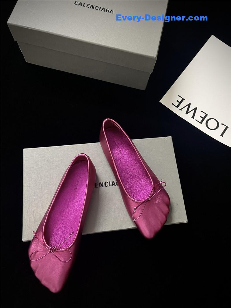 Ba1en*iaga fall/winter show toe ballerinas