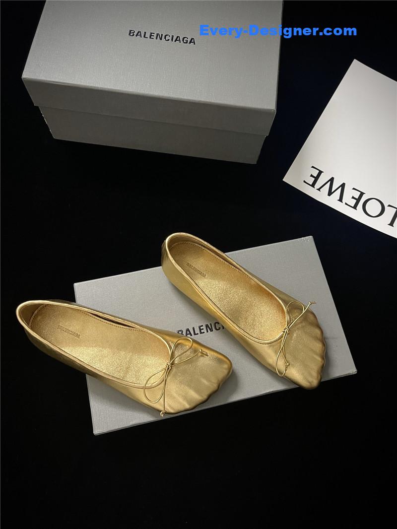 Ba1en*iaga fall/winter show toe ballerinas