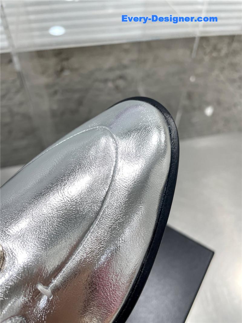 CC new low heel loafers