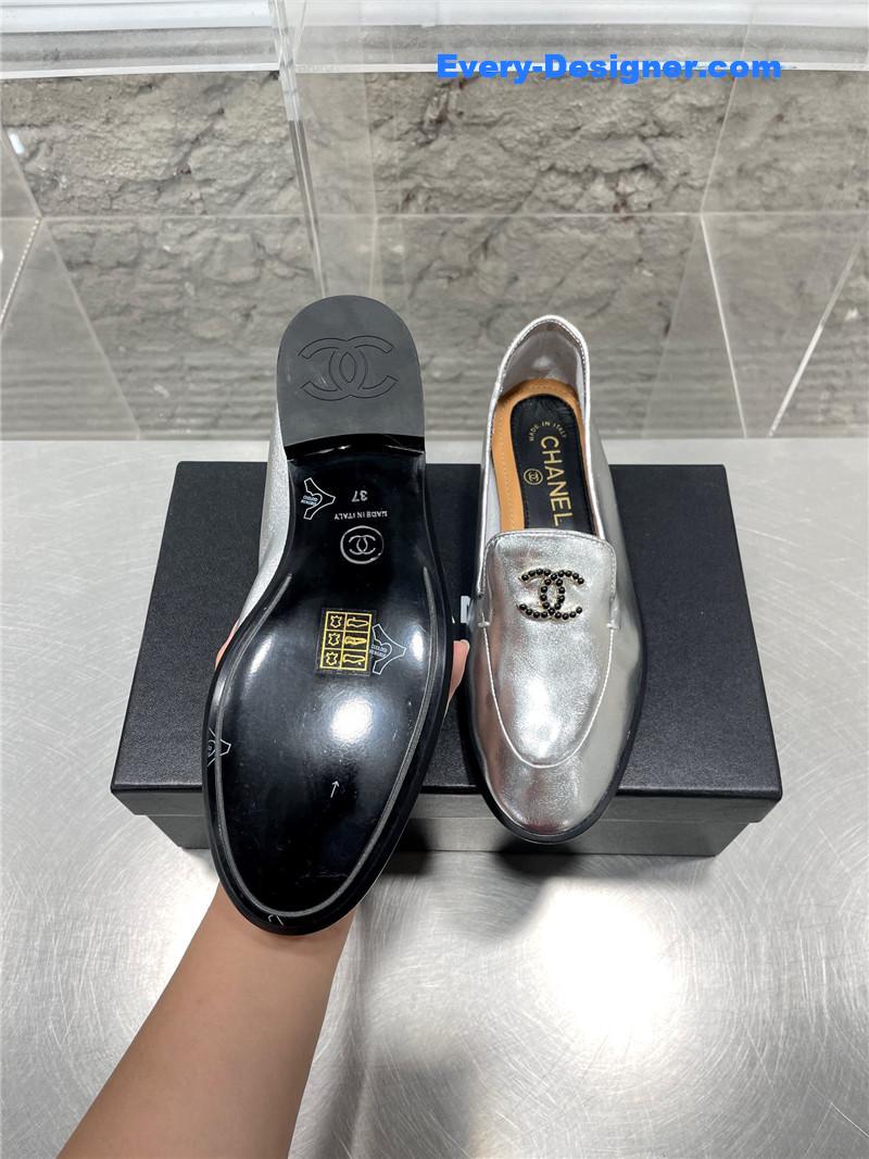 CC new low heel loafers