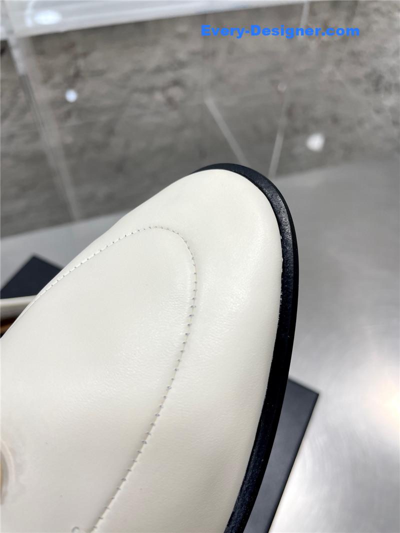 CC new low heel loafers
