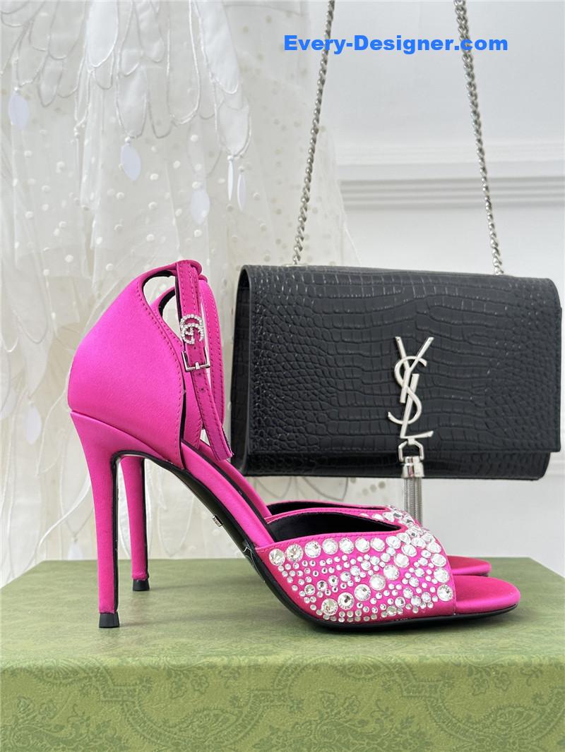 Gucci rhinestone slippers sandals