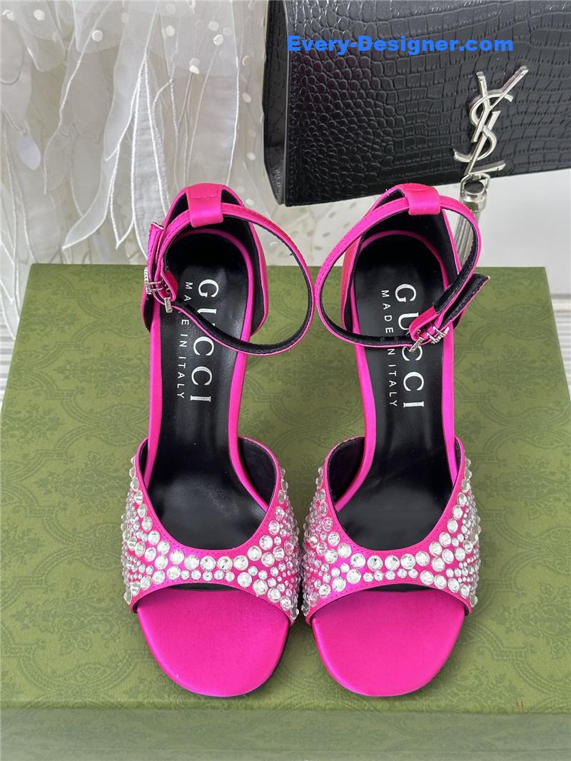Gucci rhinestone slippers sandals