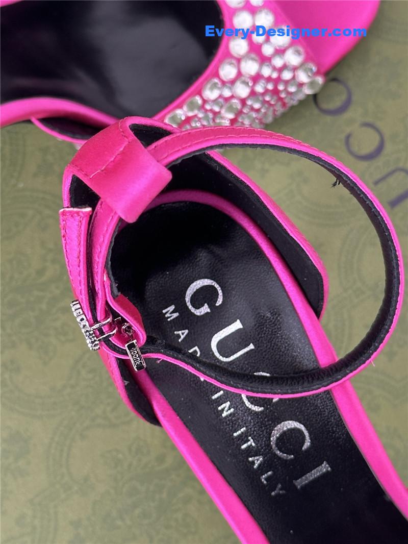 Gucci rhinestone slippers sandals