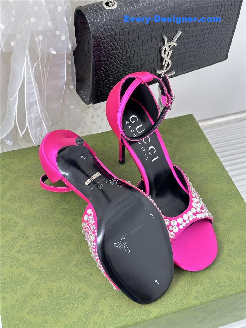 Gucci rhinestone slippers sandals