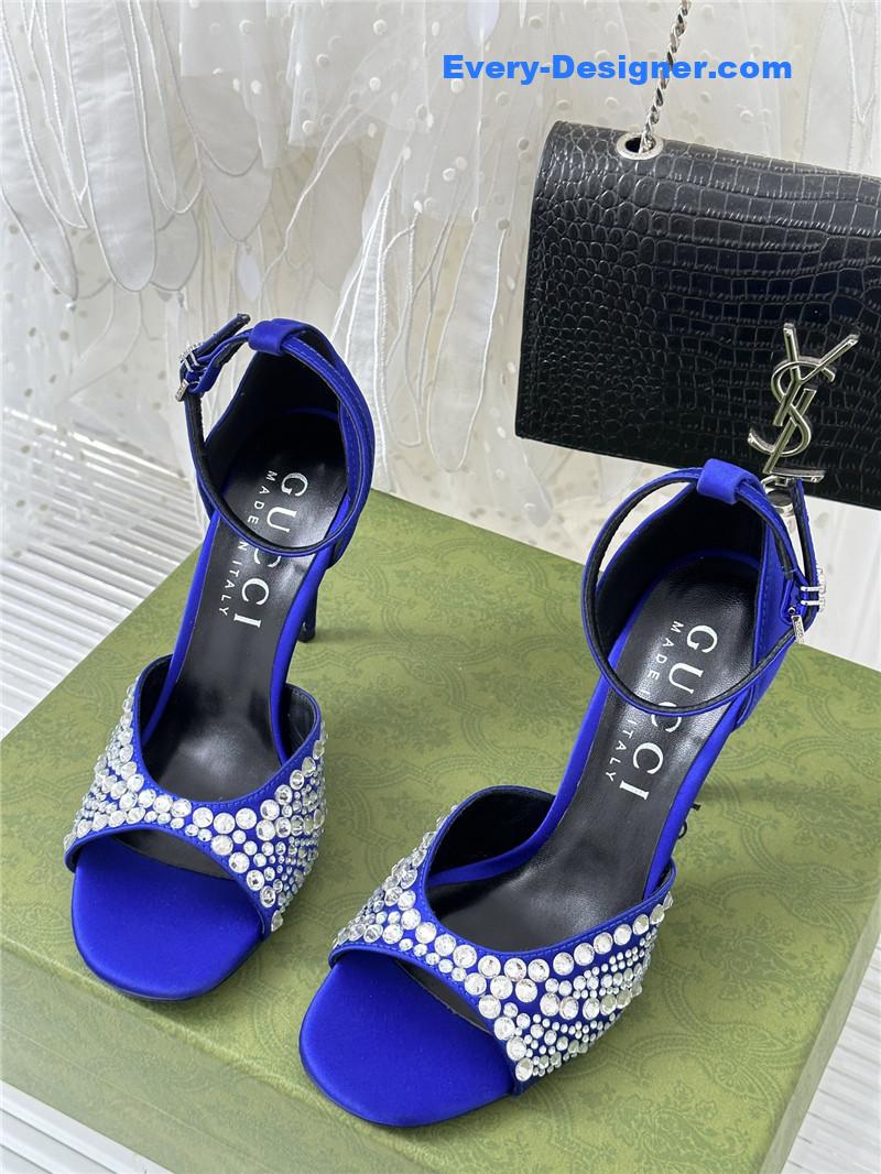 Gvc*1 rhinestone slippers sandals