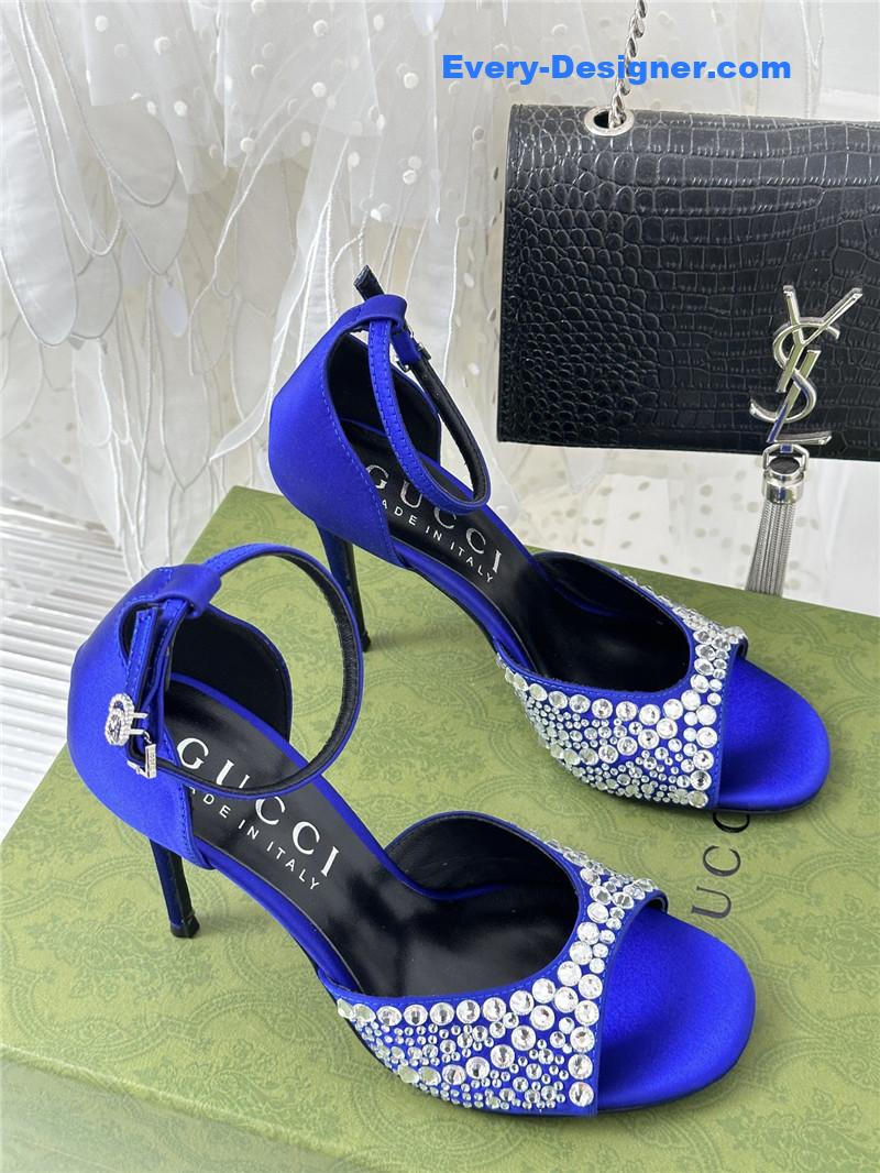 Gucci rhinestone slippers sandals