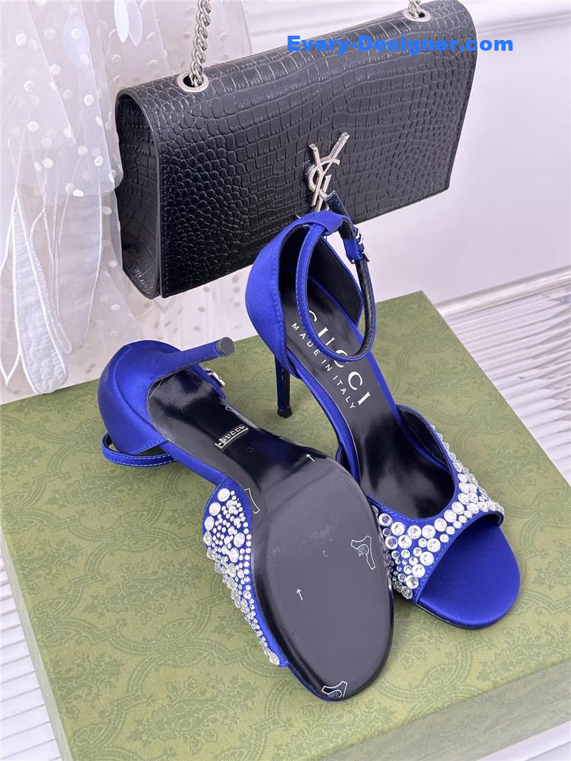 Gvc*1 rhinestone slippers sandals