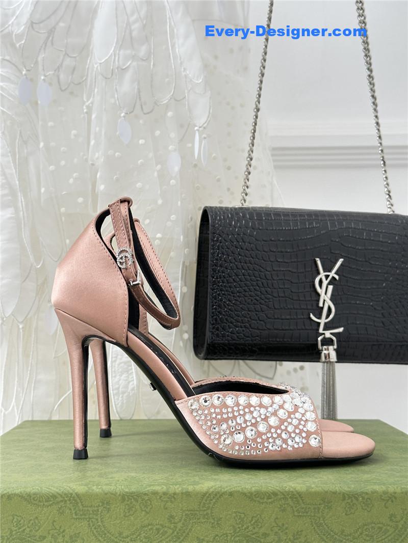 Gucci rhinestone slippers sandals