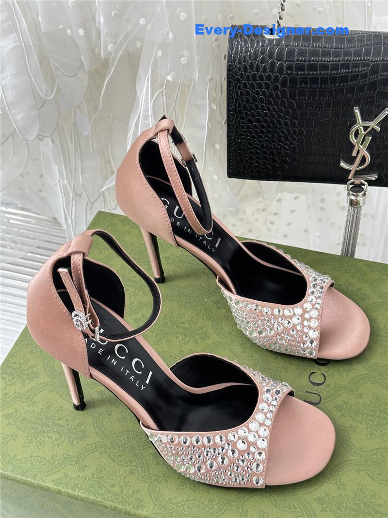 Gucci rhinestone slippers sandals