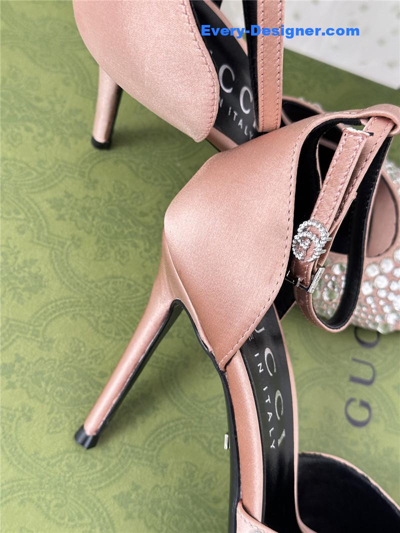 Gucci rhinestone slippers sandals