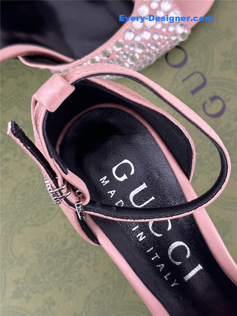 Gucci rhinestone slippers sandals