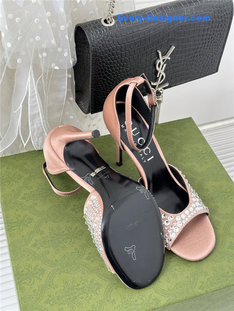 Gucci rhinestone slippers sandals