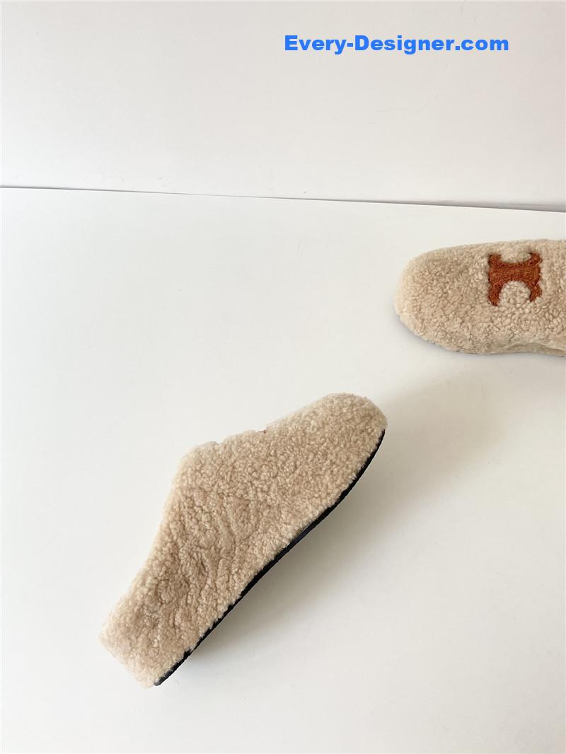 Ce1i*e thick-soled baotou slippers