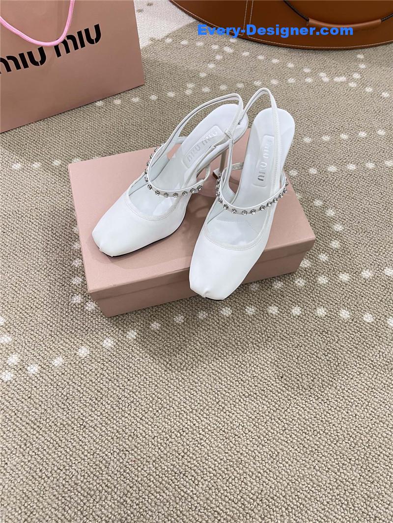 miumiu new open heel ballet high heels