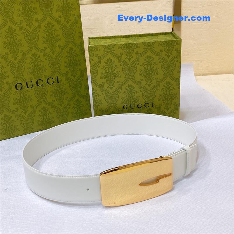 Gucci vintage letter G buckle wide belt