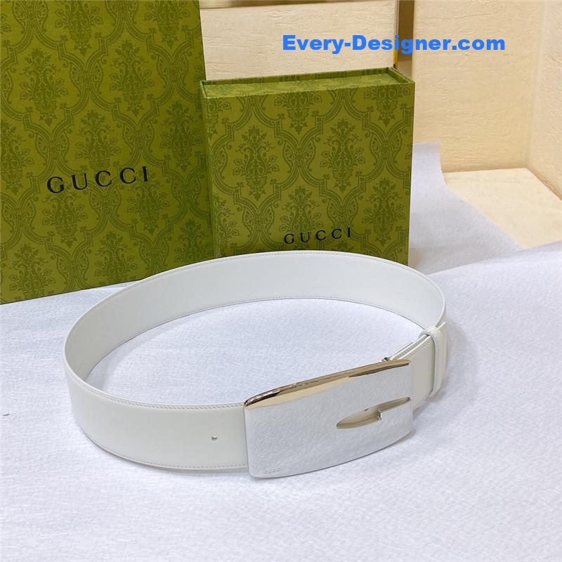 Gucci vintage letter G buckle wide belt