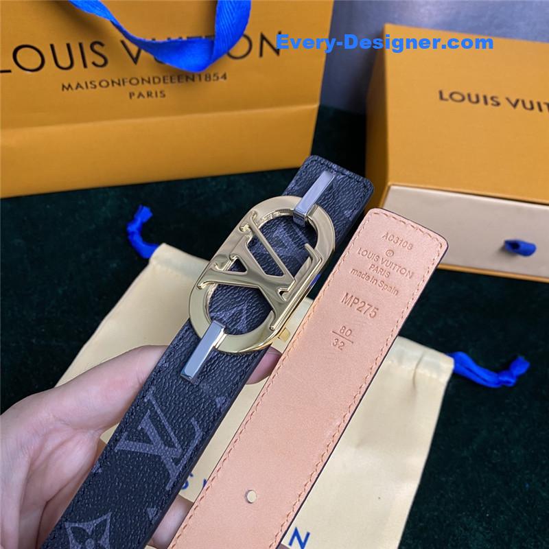 l0vis Vvtt0n lv mon organ canvas and leather belt