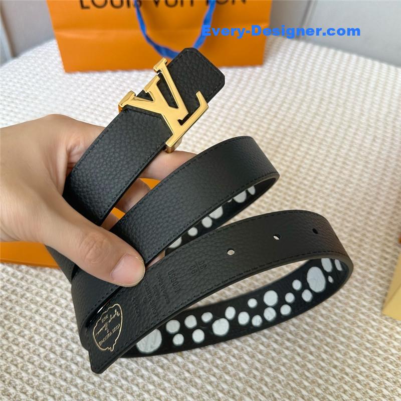 l0vis Vvtt0n lv polka dot print belt