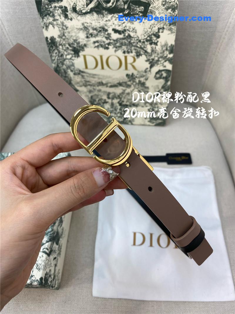 dior classic style belt