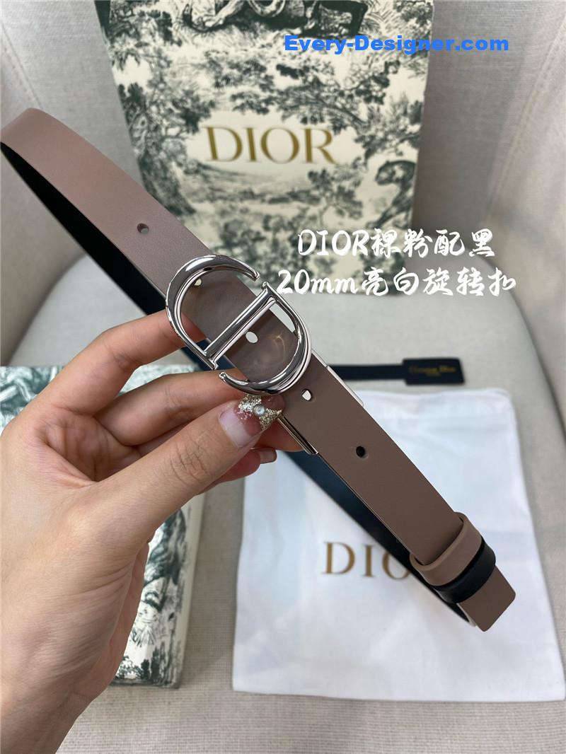 dior classic style belt
