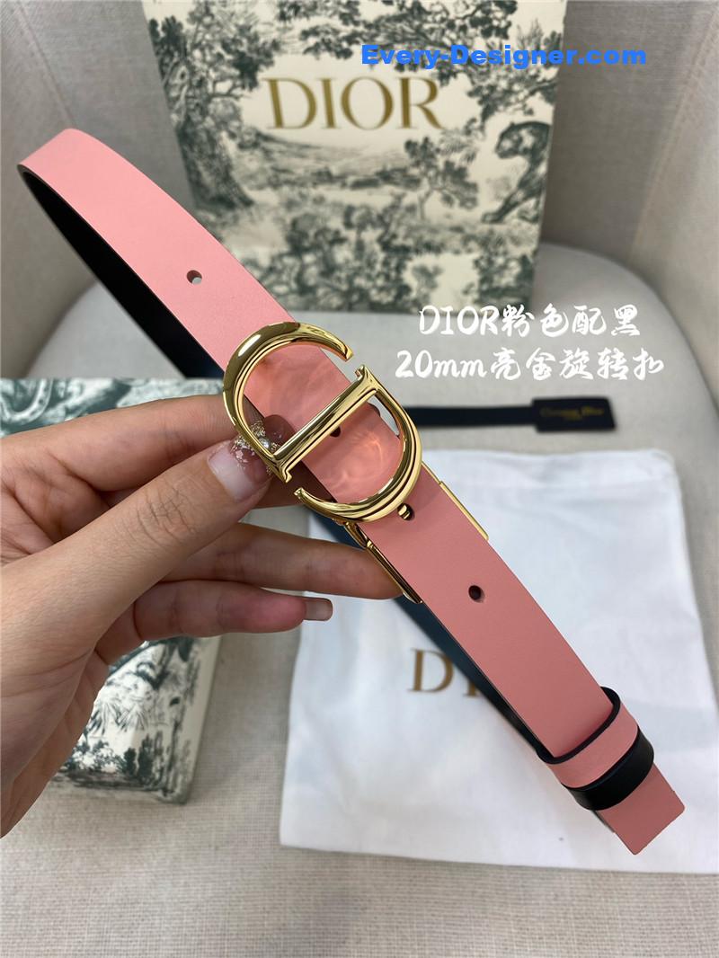 dior classic style belt