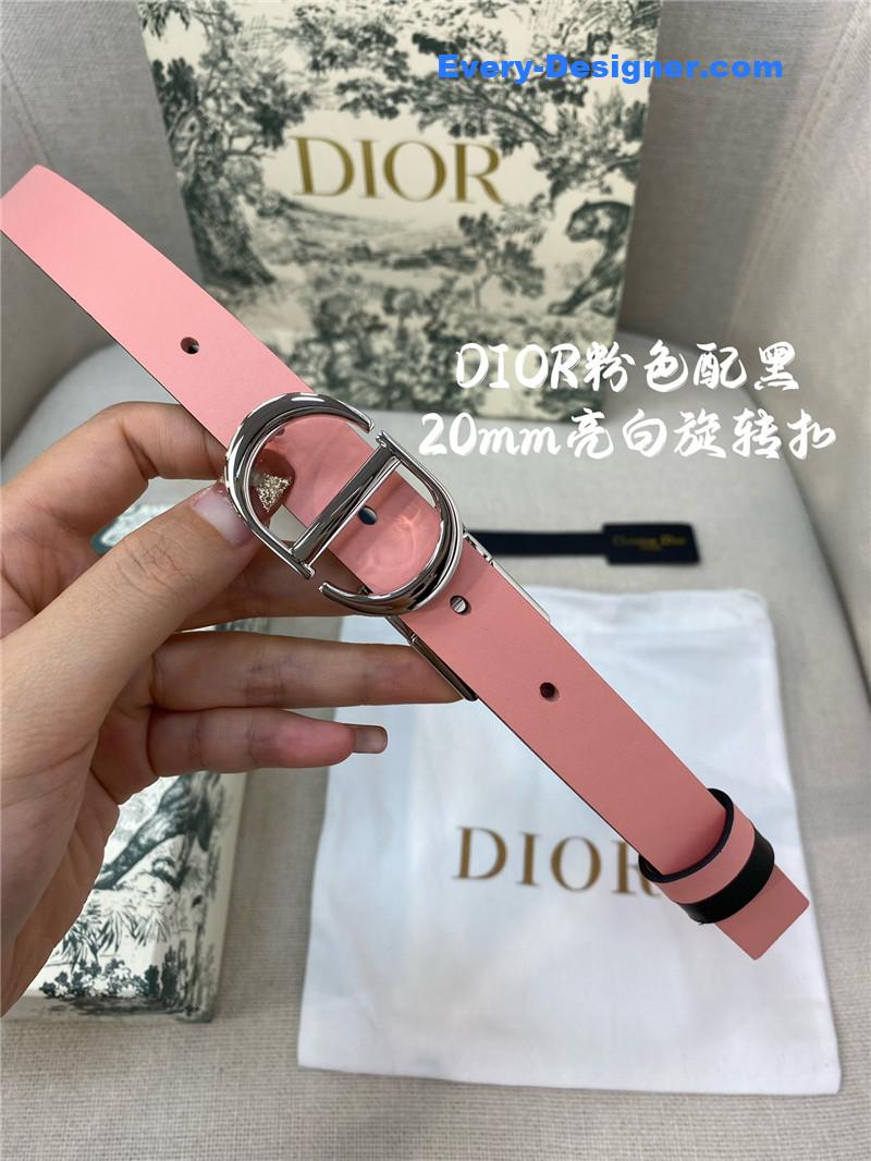dior classic style belt