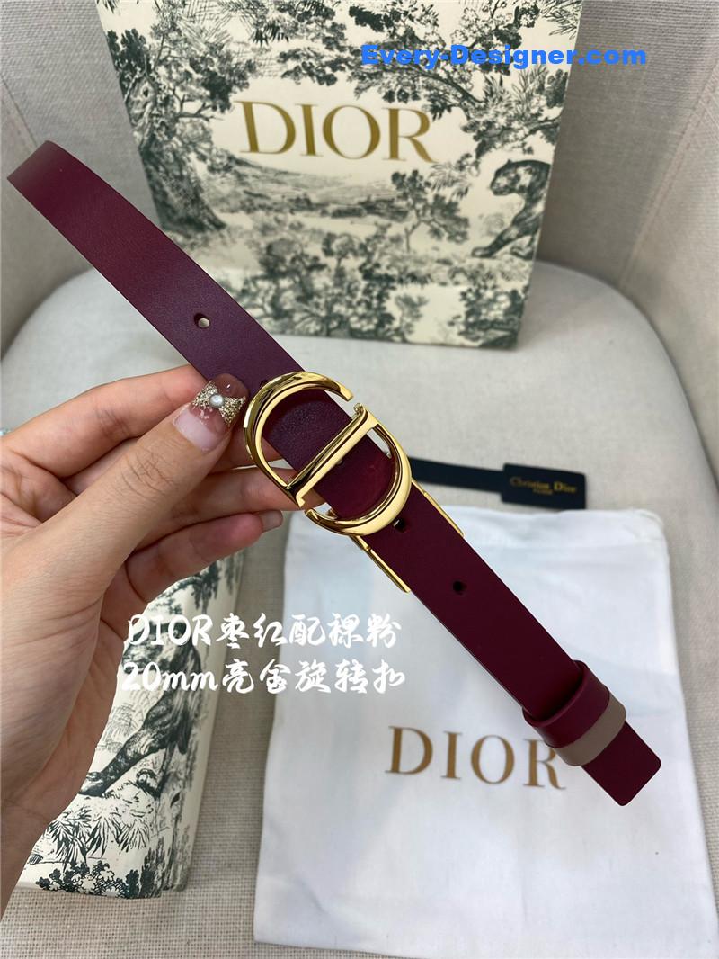 dior classic style belt