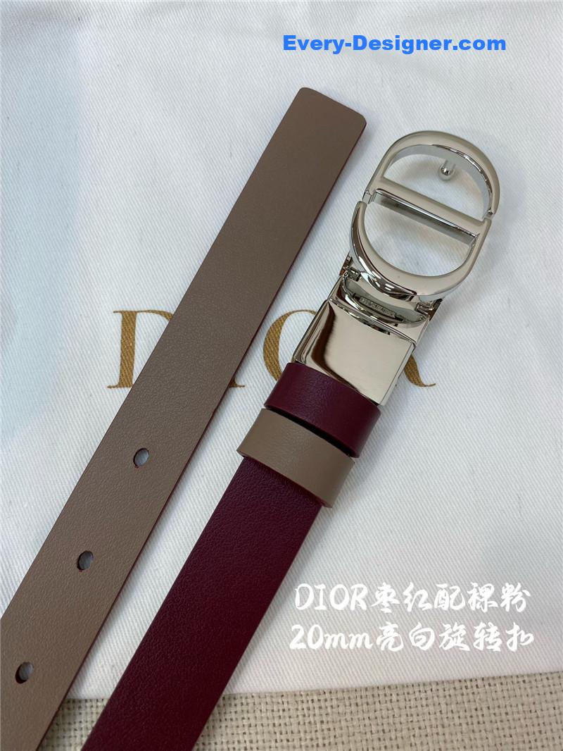 dior classic style belt