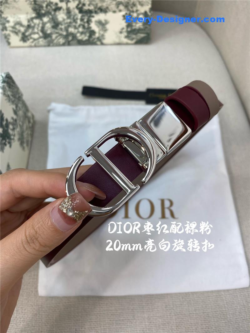 dior classic style belt