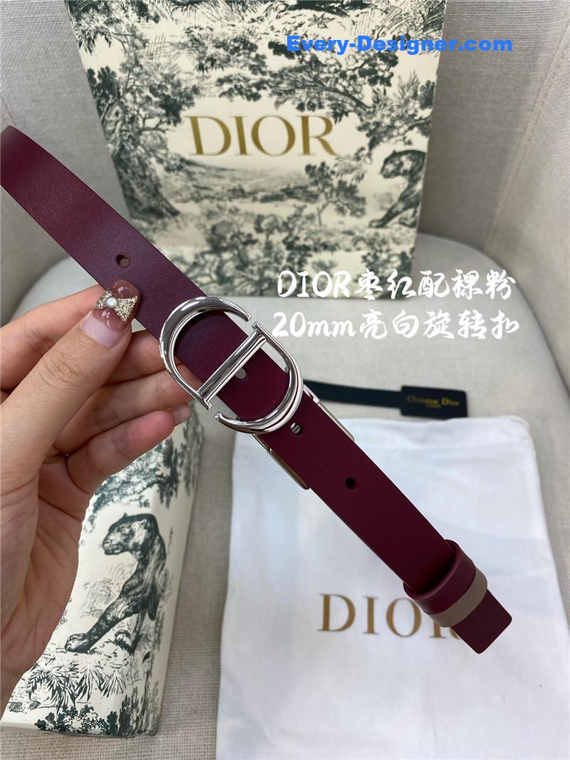 dior classic style belt