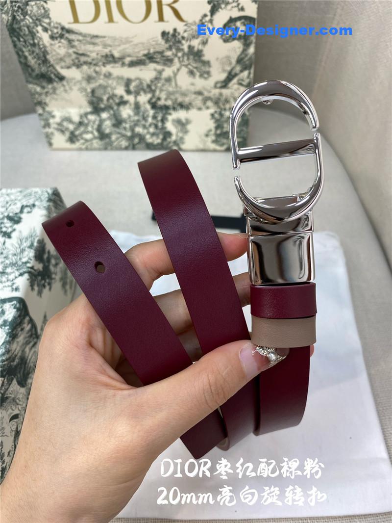 dior classic style belt