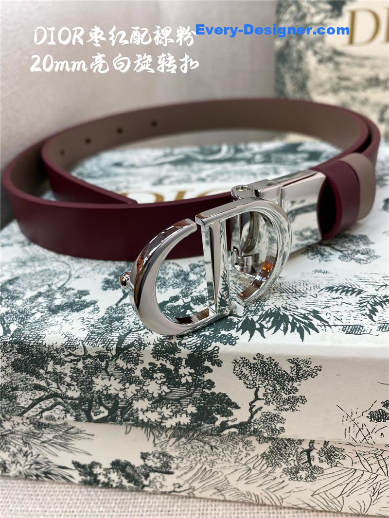 dior classic style belt