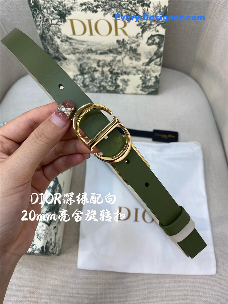 dior classic style belt