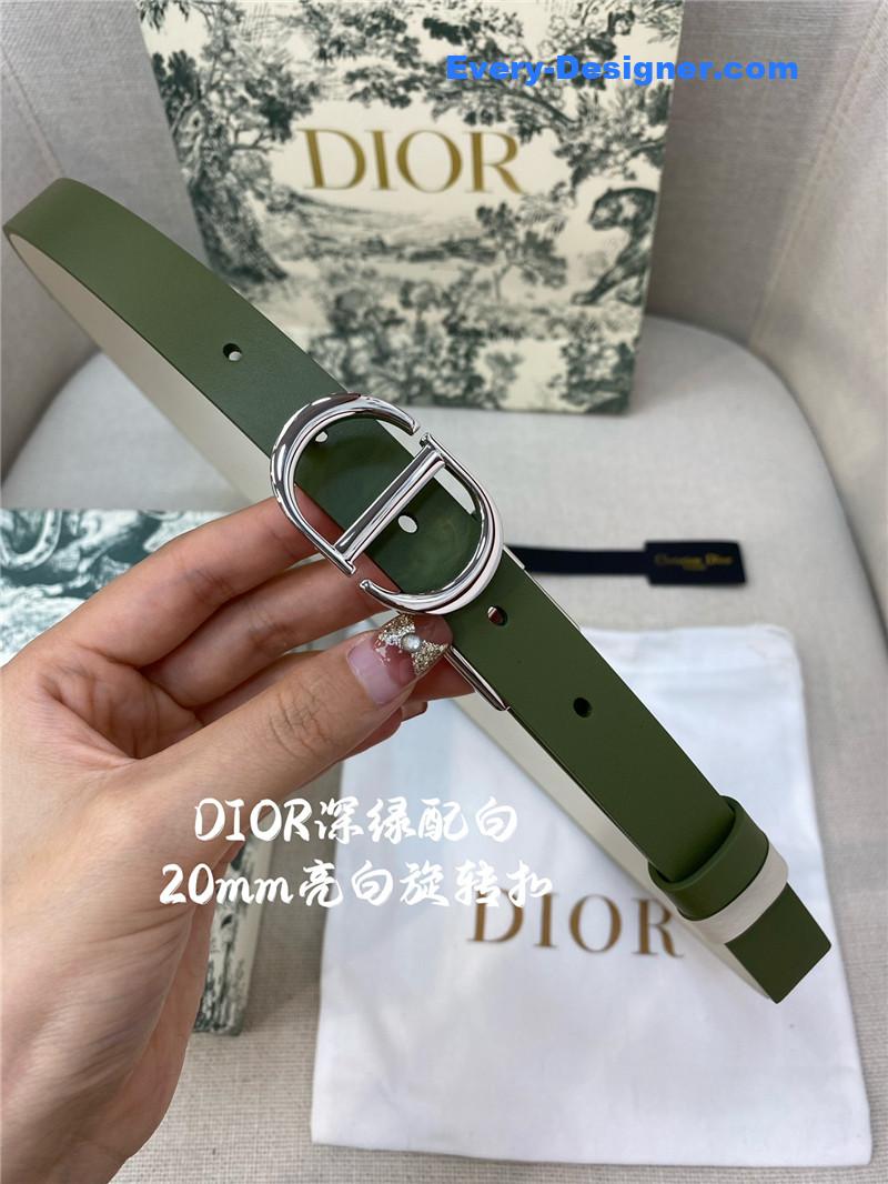 dior classic style belt