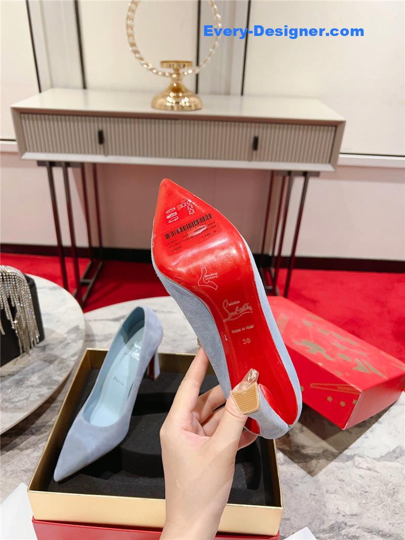Chr1st1an louboutin banana heel pumps