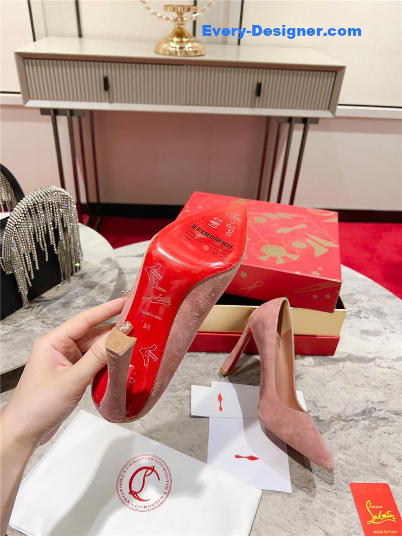 Chr1st1an louboutin banana heel pumps