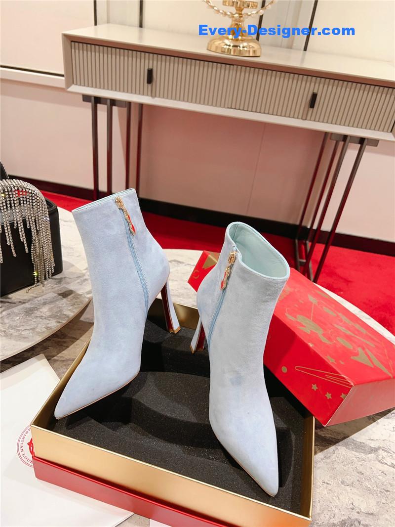 Chr1st1an louboutin banana heel boots